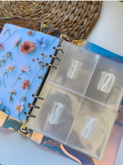 Challenge 100 buste con agenda trasparente