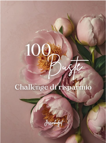 Challenge 100 buste con agenda trasparente
