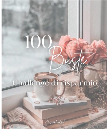 Challenge 100 buste con agenda trasparente