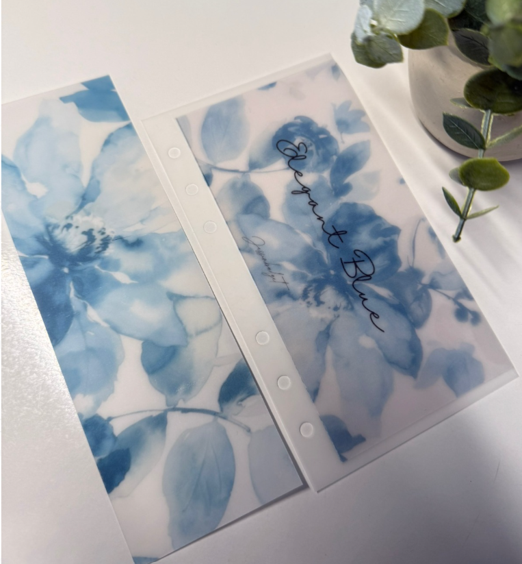 Buste opache ELEGANT BLUE