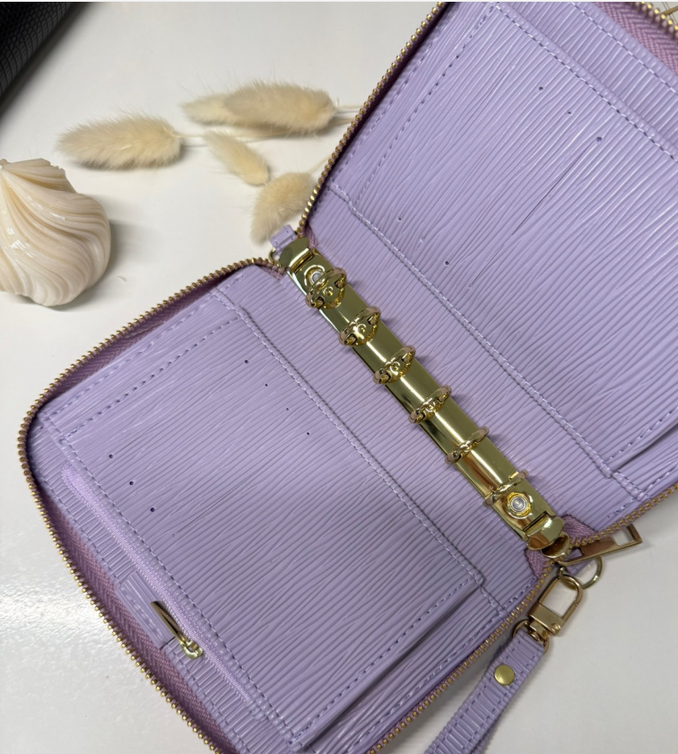 Portafoglio con zip A7