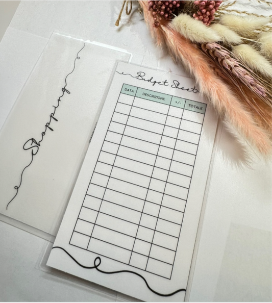 Budget Sheet MINIMAL