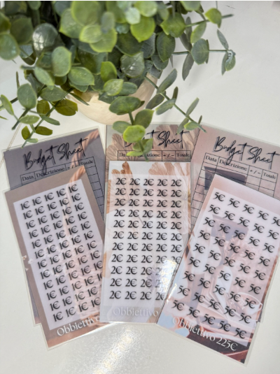 Challenge Pacchetto Aesthetic 1,2 e 5€ A6