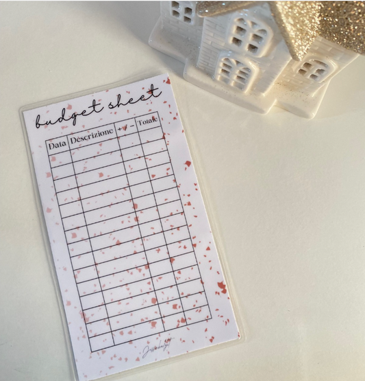 Budget Sheet PETALI ROSA