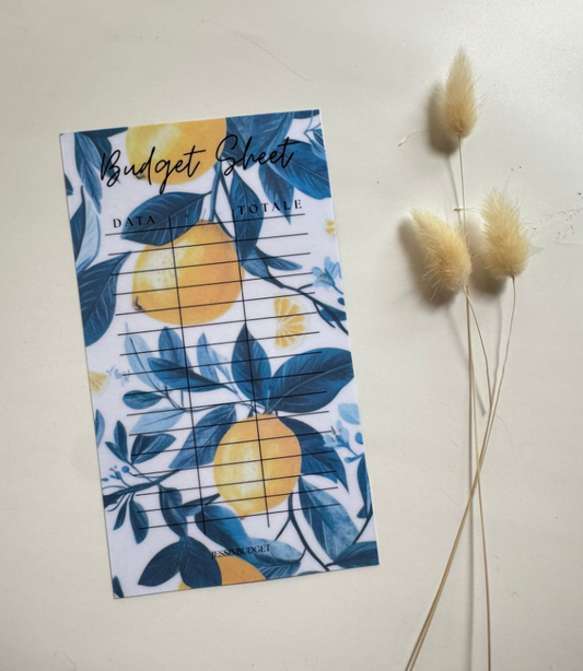 Budget Sheet SORRENTO