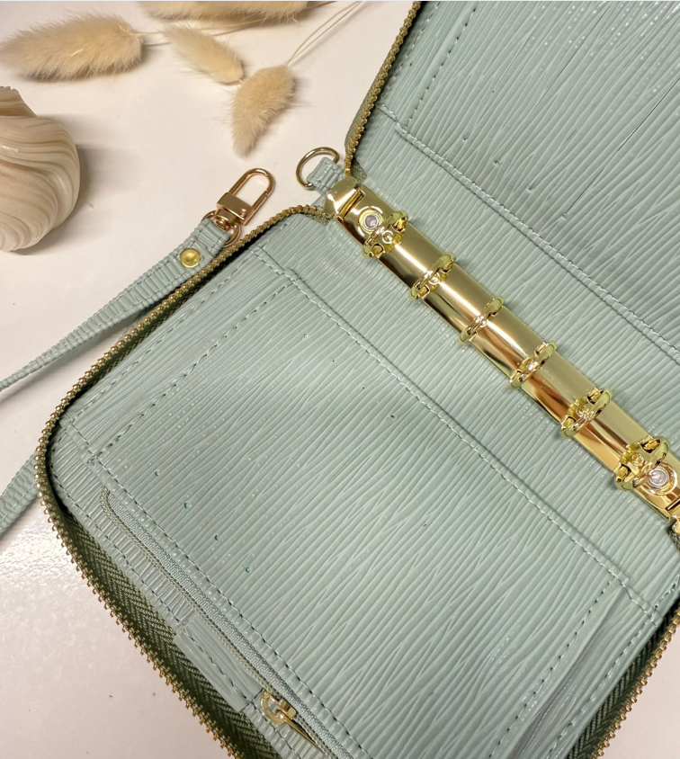 Portafoglio con zip A7