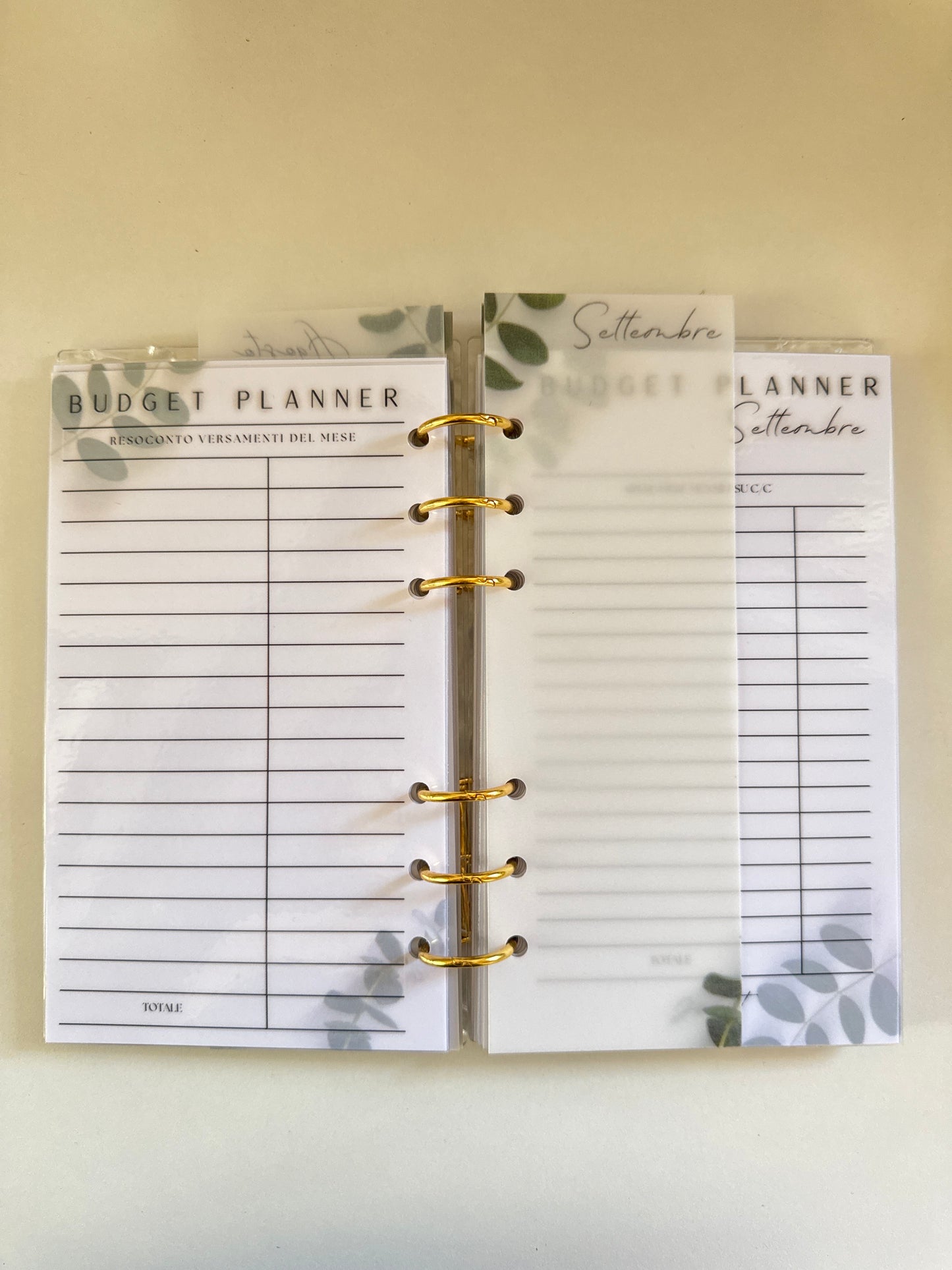 Budget Planner Semestrale 2026