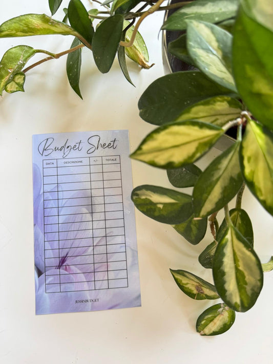 Budget Sheet MAGNOLIA