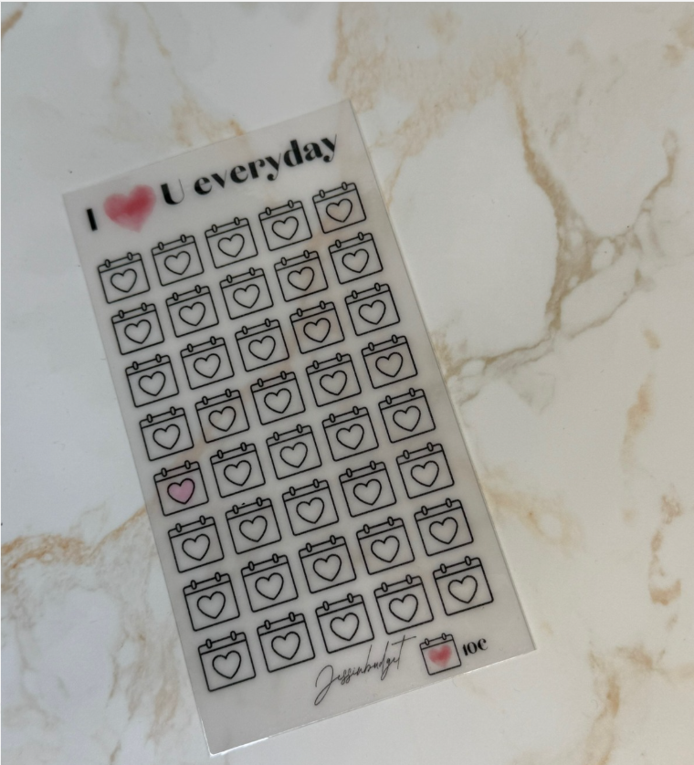 Challenge I love you everyday A6 - semilucida