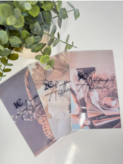 Challenge Pacchetto Aesthetic 1,2 e 5€ A6