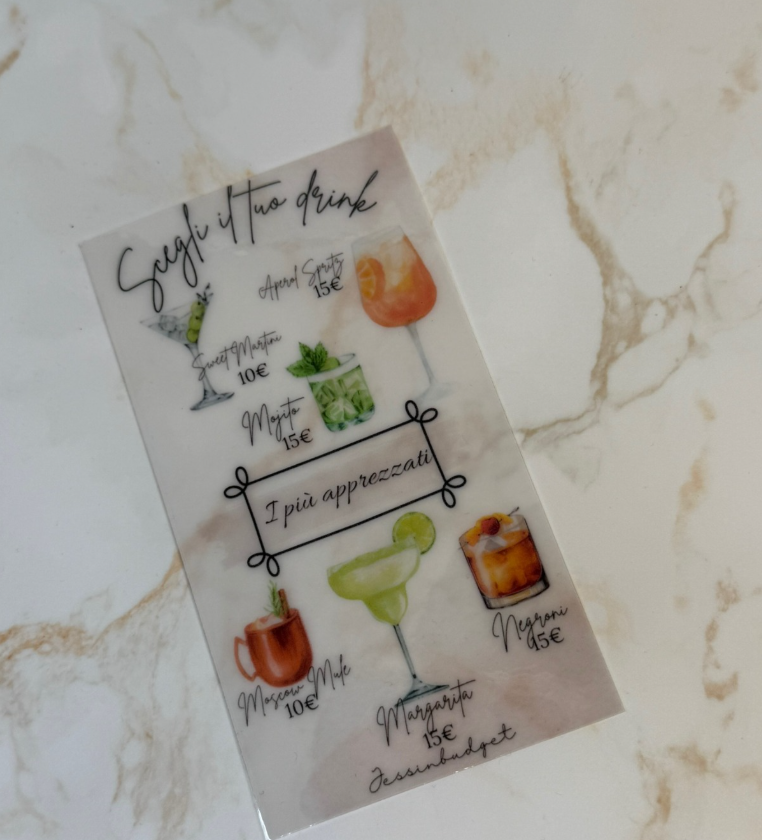 Challenge Scegli il tuo Drink A6